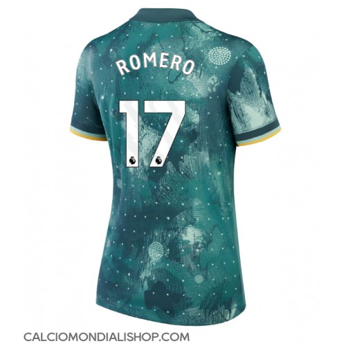 Maglie da calcio Tottenham Hotspur Cristian Romero #17 Terza Maglia Femminile 2024-25 Manica Corta